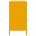 Buffet jaune moutarde 68x39x73,5 cm acier laminé à froid