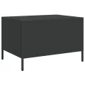 Meuble TV noir 68x50x43,5 cm acier laminé à froid