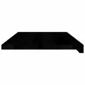 Appuis de fenêtre 2 pcs marron foncé bois de chêne massif