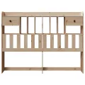 Tête de lit avec rangement 160 cm bois massif de pin