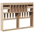 Tête de lit avec rangement 160 cm bois massif de pin