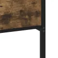 Cadre de lit sans matelas chêne fumé 90x190cm bois d'ingénierie