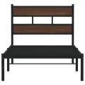 Cadre de lit sans matelas avec tête de lit 90x200 cm