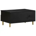 Table basse noir 80x54x40 cm bois d'ingénierie
