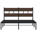 Cadre de lit sans matelas avec tête de lit 140x200 cm
