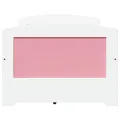 Lit de jour et 5 tiroirs sans matelas IRUN blanc rose 90x200 cm
