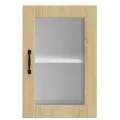 Armoire murale de cuisine et porte en verre Porto chêne sonoma