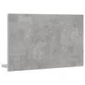 Armoire à miroir de salle de bain gris béton bois d'ingénierie