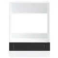 Armoire à four Porto noir bois d'ingénierie