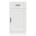 Armoire de cuisine Porto blanc bois d'ingénierie