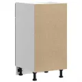 Armoire de cuisine Porto gris béton bois d'ingénierie