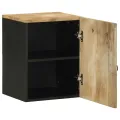 Armoire de salle de bain suspendue bois massif manguier