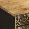 Armoire de salle de bain suspendue bois massif manguier