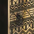 Armoire de salle de bain suspendue bois massif manguier
