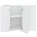 Armoire d'angle murale de cuisine Porto sonoma gris