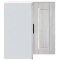 Armoire d'angle murale de cuisine Porto sonoma gris