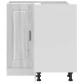 Armoire d'angle de cuisine Porto sonoma gris bois d'ingénierie