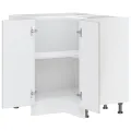 Armoire d'angle de cuisine Porto sonoma gris bois d'ingénierie