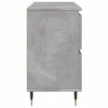 Armoire salle de bain gris béton 80x33x60cm bois d'ingénierie