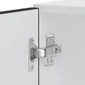 Armoires de four 2 pcs Porto noir bois d'ingénierie