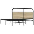 Cadre de lit sans matelas 120x200 cm chêne sonoma