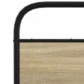 Cadre de lit sans matelas 120x200 cm chêne sonoma