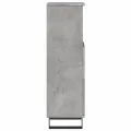 Armoire de salle de bain gris béton 30x30x100 cm