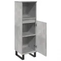 Armoire de salle de bain gris béton 30x30x100 cm