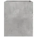 Armoire de lavabo de salle de bain gris béton bois d'ingénierie