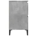 Meuble d'évier gris béton 80x33x60 cm bois d'ingénierie