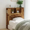 Armoire de tête de lit vieux bois 100x19x104,5 cm