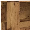 Armoire de tête de lit vieux bois 100x19x104,5 cm
