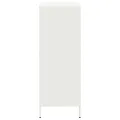 Buffet haut blanc 68x39x103,5 cm acier