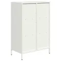Buffet haut blanc 68x39x103,5 cm acier