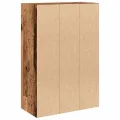 Bibliothèque vieux bois 60,5x30x90 cm bois d'ingénierie