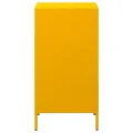 Buffet jaune moutarde 35x39x73,5 cm acier laminé à froid