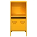 Buffet jaune moutarde 35x39x73,5 cm acier laminé à froid