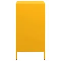 Buffet jaune moutarde 35x39x73,5 cm acier laminé à froid