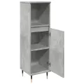 Armoire de salle de bain gris béton 30x30x100 cm