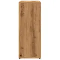Buffet chêne artisanal 91x29,5x75 cm bois d'ingénierie
