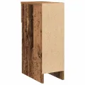 Table de chevet avec tiroir vieux bois 20x36x60 cm