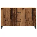 Buffet vieux bois 100x36x60 cm bois d'ingénierie
