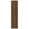 Étagère à chaussures chêne marron 60x25x100 cm bois ingénierie