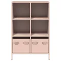 Buffet haut rose 68x39x103,5 cm acier