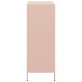 Buffet haut rose 68x39x103,5 cm acier