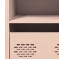 Buffet haut rose 68x39x103,5 cm acier