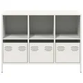 Buffet blanc 101,5x39x73,5 cm acier laminé à froid