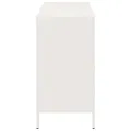 Buffet blanc 101,5x39x73,5 cm acier laminé à froid