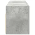 Armoire murale de bain gris béton 100x25x30cm bois d'ingénierie