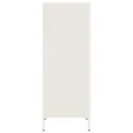 Buffet haut blanc 35x39x103,5 cm acier